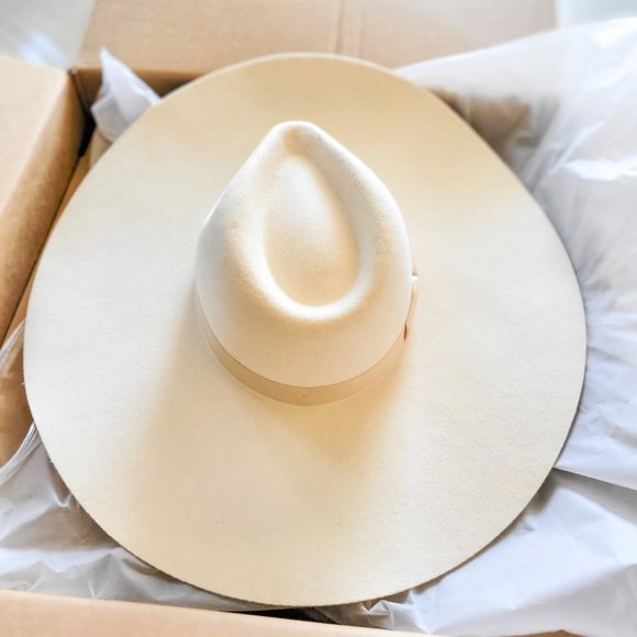 Lack of Color-Montana Ivory Bone Fedora, hat main image 6